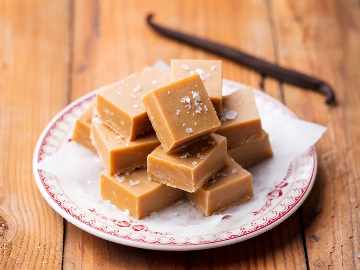 Caramel au beurre salé, cuisson lente, gousse de vanille