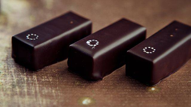 Ganache chocolat noir grand cru, bonbons artisanaux